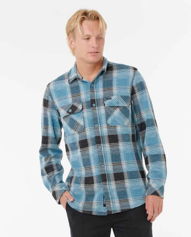 Rip Curl Mens Shirt Grid Long Sleeve