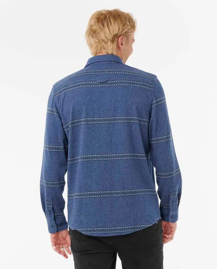 Rip Curl Mens Shirt Grid Long Sleeve