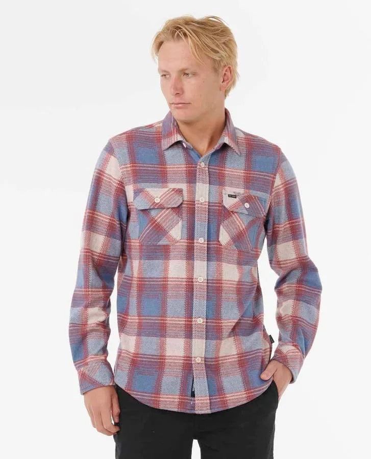 Rip Curl Mens Shirt Grid Long Sleeve