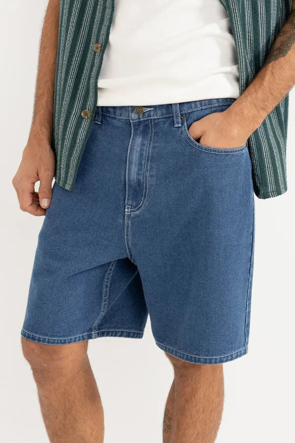 Rhythm Mens Shorts Toby Denim