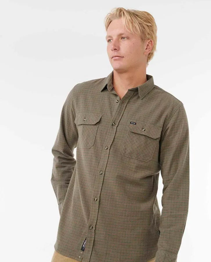 Rip Curl Mens Shirt Classic Surf Checked In Flannel