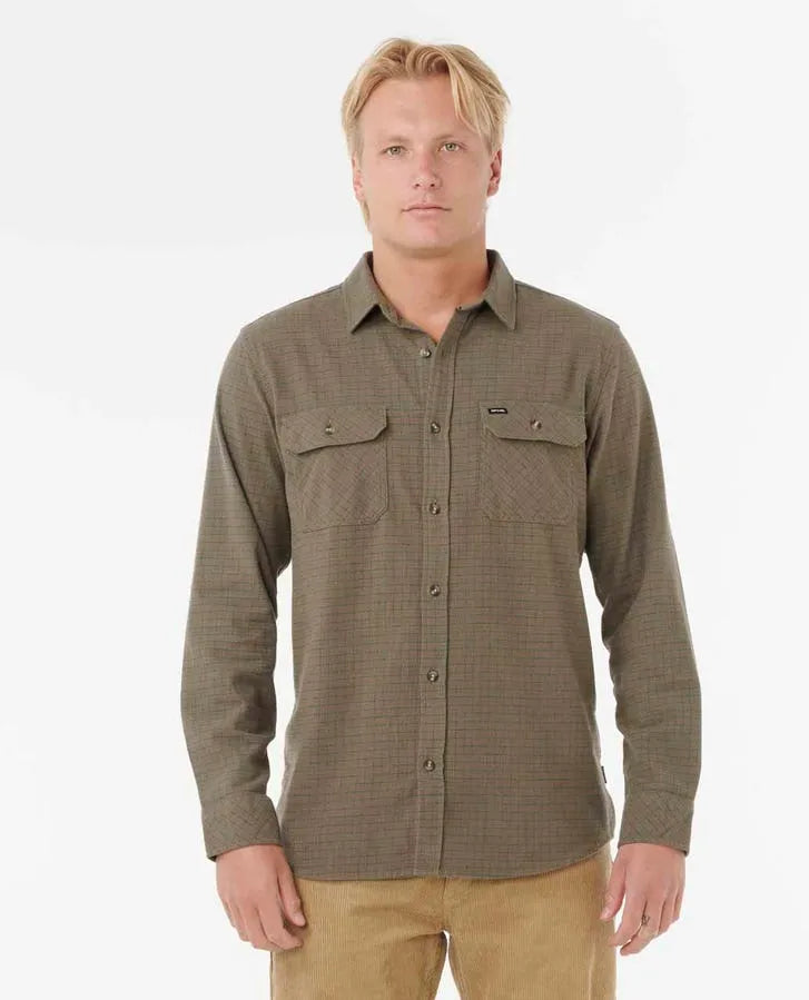 Rip Curl Mens Shirt Classic Surf Checked In Flannel