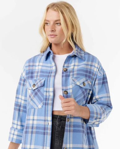 Rip Curl Womens Shirt Oceanic Long Sleeve Flannel