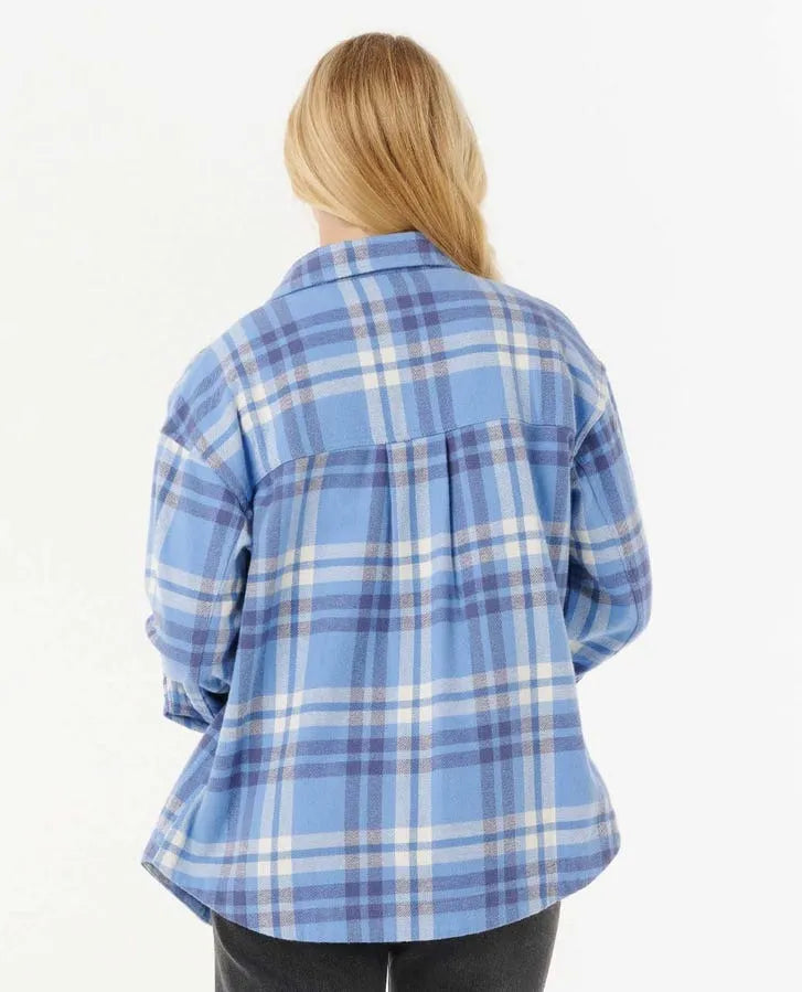 Rip Curl Womens Shirt Oceanic Long Sleeve Flannel