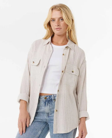 Rip Curl Womens Jacket Oceanic Textured Shacket