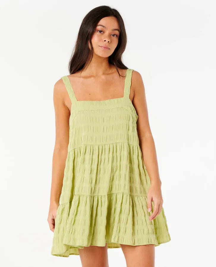 Rip Curl Womens Dress Cala Nights Seersucker Mini