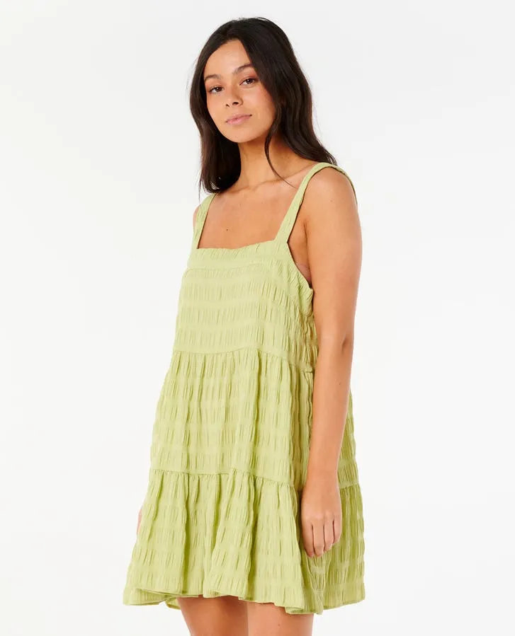 Rip Curl Womens Dress Cala Nights Seersucker Mini