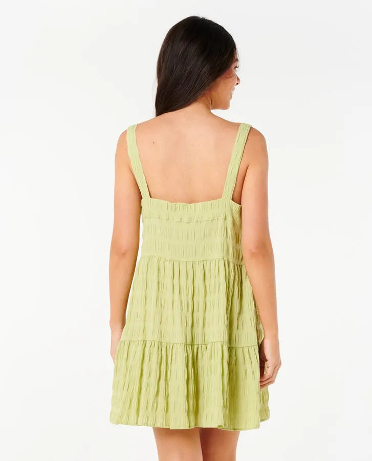 Rip Curl Womens Dress Cala Nights Seersucker Mini