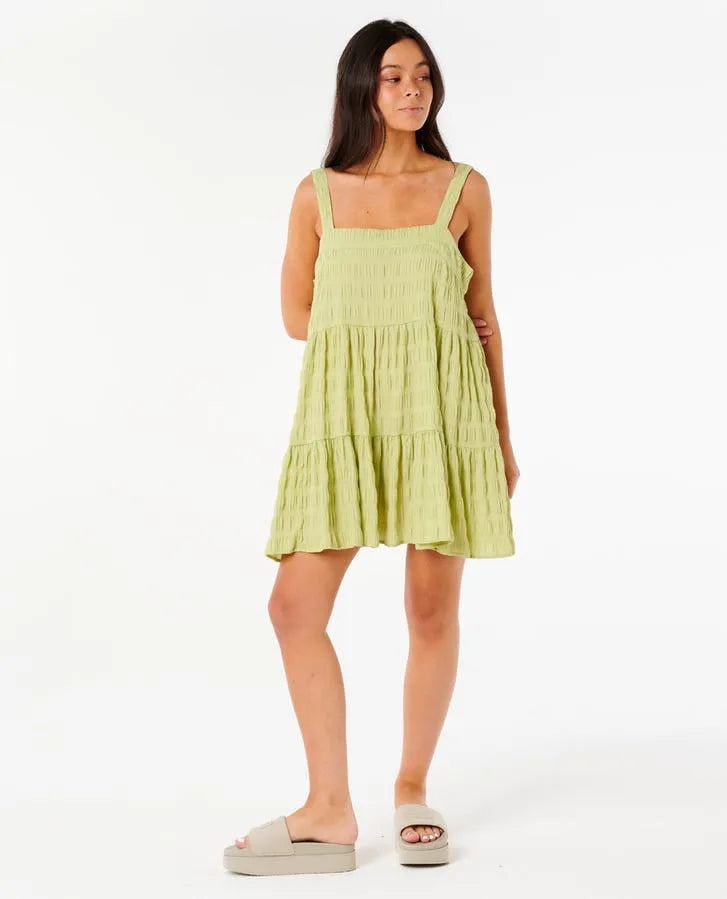 Rip Curl Womens Dress Cala Nights Seersucker Mini