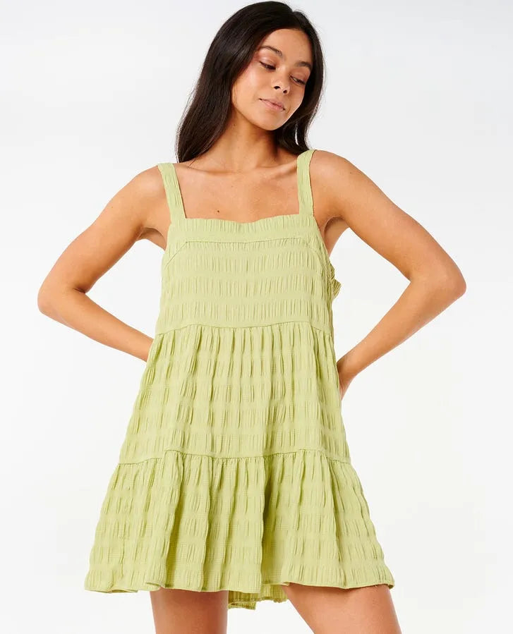 Rip Curl Womens Dress Cala Nights Seersucker Mini