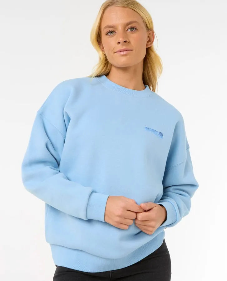 Rip Curl Womens Sweatshirt Ocean Tech Heritage Crew