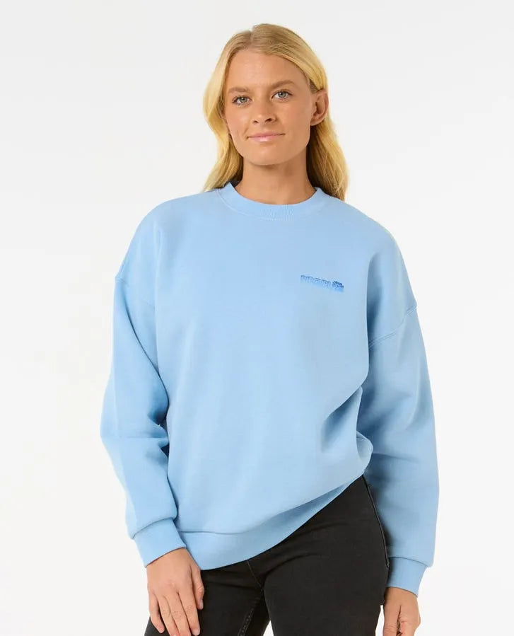 Rip Curl Womens Sweatshirt Ocean Tech Heritage Crew
