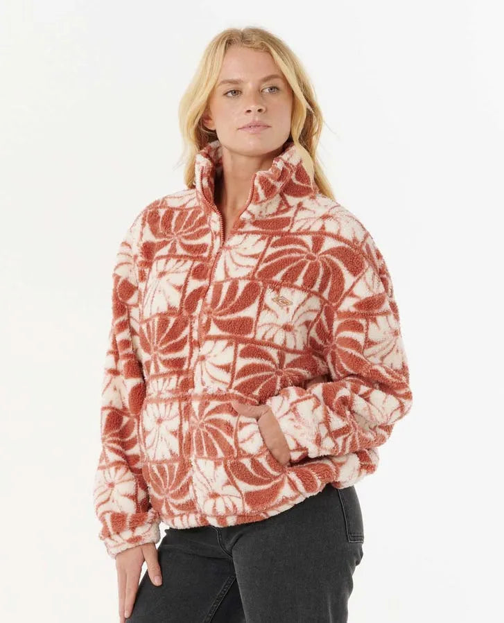 Rip Curl Womens Jacket Artist Of The Search Ty Williams Polar Fleece