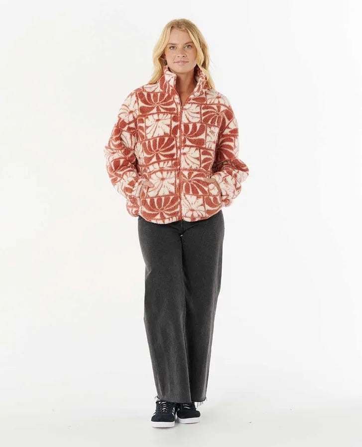 Rip Curl Womens Jacket Artist Of The Search Ty Williams Polar Fleece