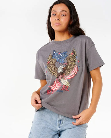 Rip Curl Womens Shirt 4th of July Relaxed Tee
