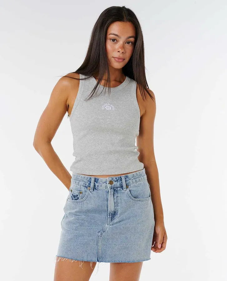 Rip Curl Womens Tank Top Luxe Surf Ribbed