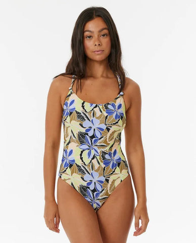 Rip Curl Womens Swimsuit Riptide Cheeky Coverage One Piece