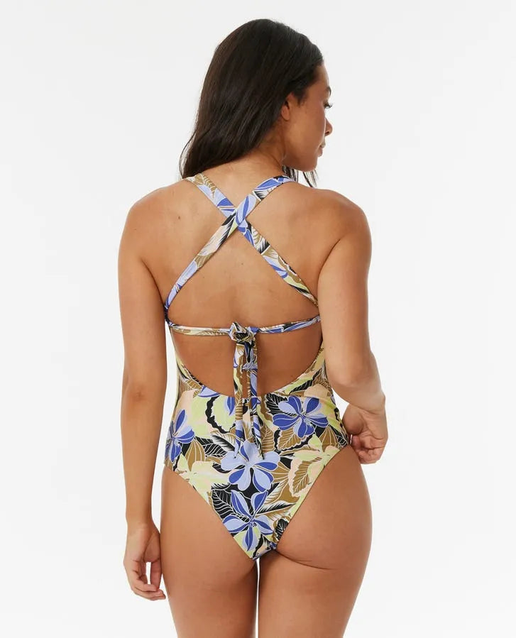 Rip Curl Womens Swimsuit Riptide Cheeky Coverage One Piece