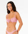 Rip Curl Womens Bikini Top Isles Plaid D-DD Balconette