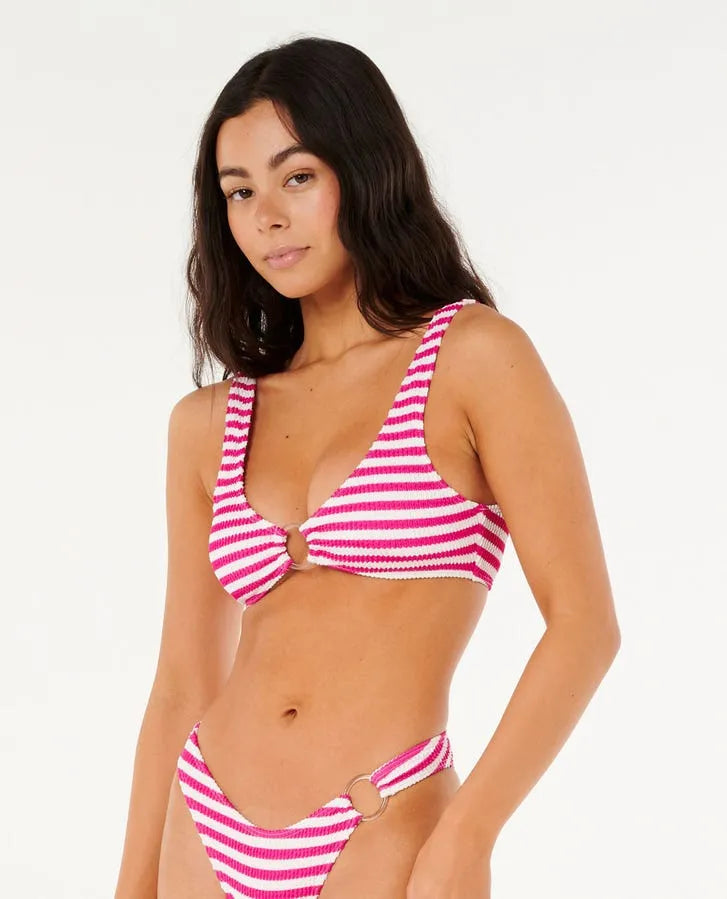 Rip Curl Womens Bikini Top Es Vedra Stripe Bikini Crop