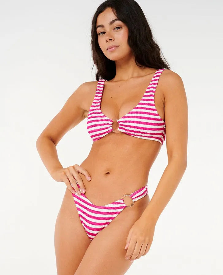 Rip Curl Womens Bikini Top Es Vedra Stripe Bikini Crop