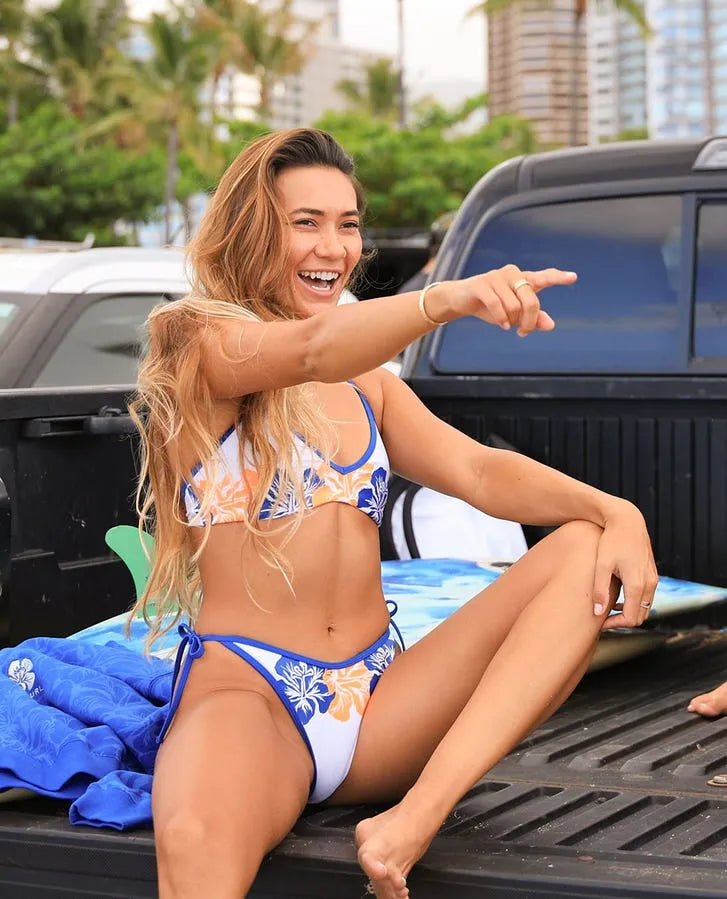 Rip Curl Womens Bikini Bottoms Artist Of The Search Cody Welsh Tie Side Cheeky