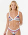 Rip Curl Womens Bikini Top Waikiki Waves Fixed Triangle