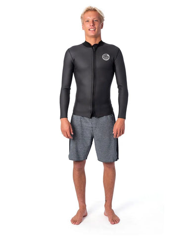 Rip Curl Mens Wetsuit Jacket Dawn Patrol 1.5mm Long Sleeve Front Zip