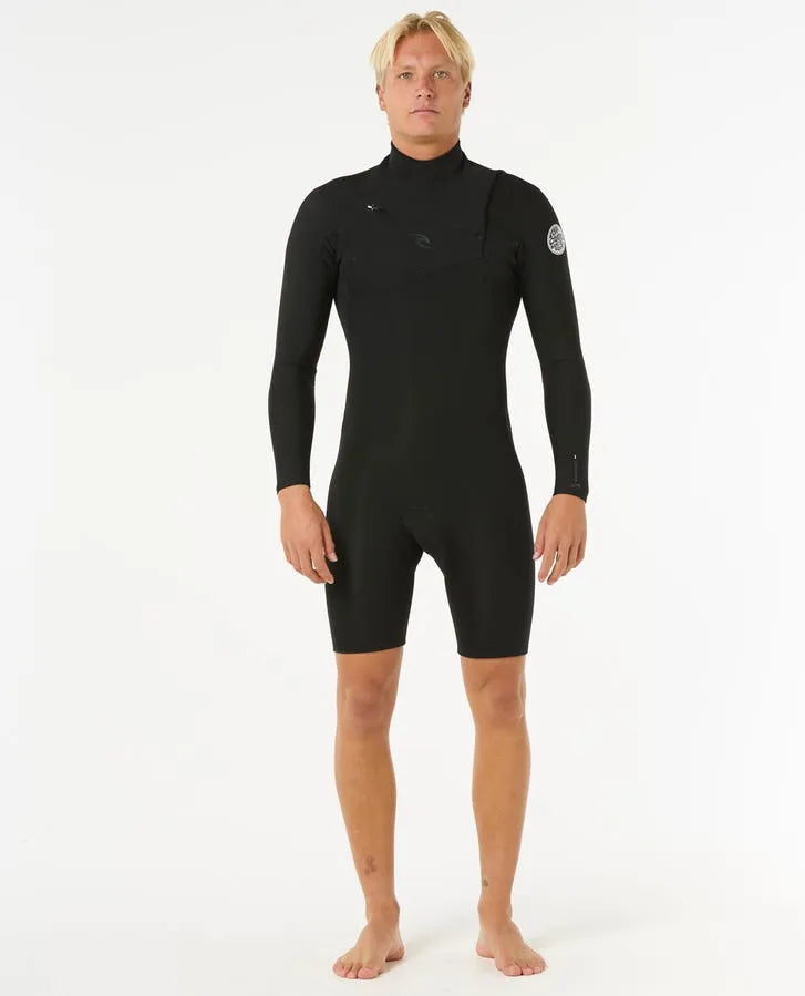 Rip Curl Mens Wetsuits Dawn Patrol 2/2 Long Sleeve Chest Zip Springsuit