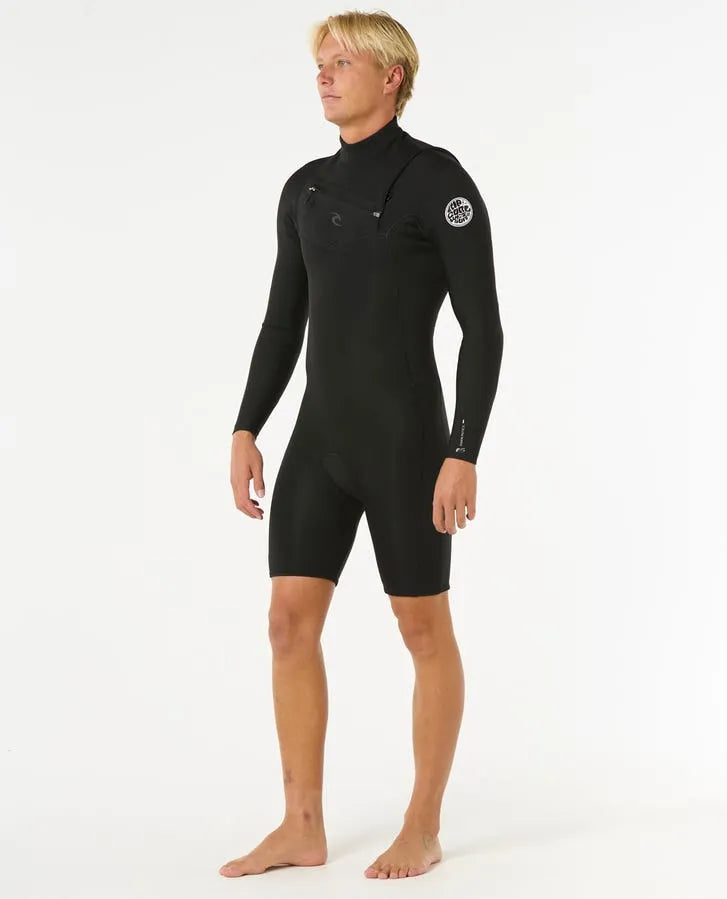 Rip Curl Mens Wetsuits Dawn Patrol 2/2 Long Sleeve Chest Zip Springsuit