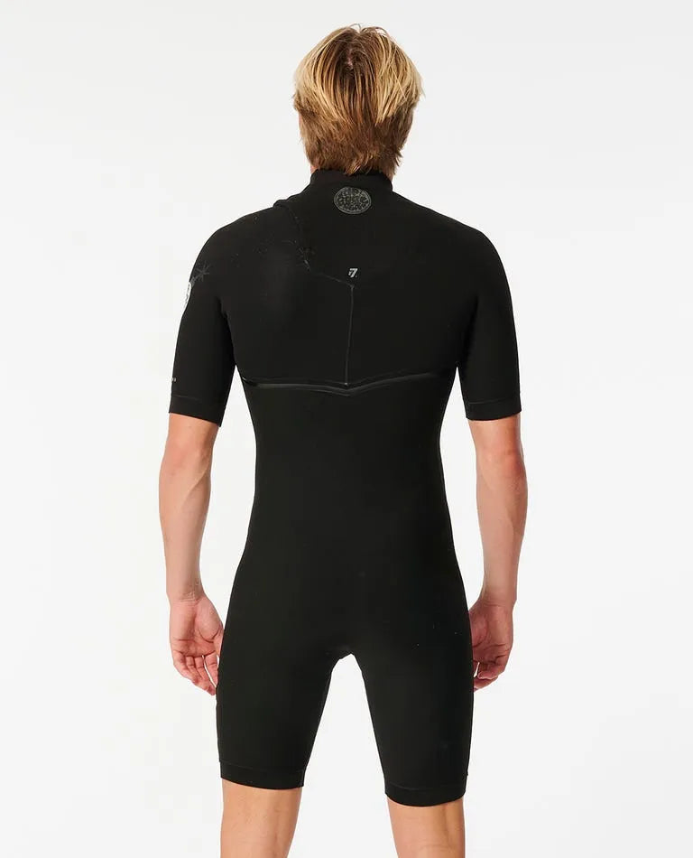 Rip Curl Mens Wetsuits E-Bomb 2mm Zip Free Short Sleeve Springsuit