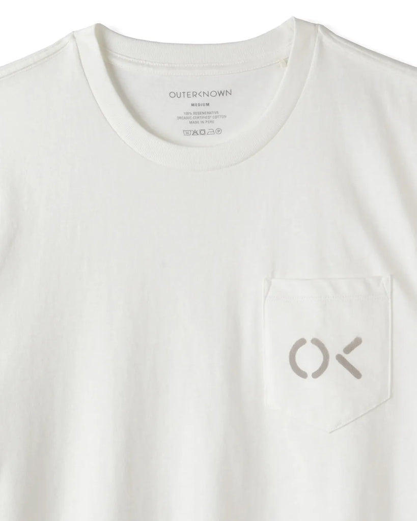 Outerknown Mens Shirt OK Stencil Pocket Tee