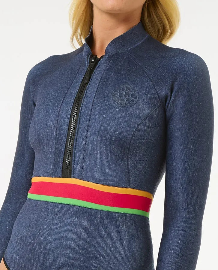 Rip Curl Womens Wetsuits Victoria Vergara G-Bomb Long Sleeve Springsuit