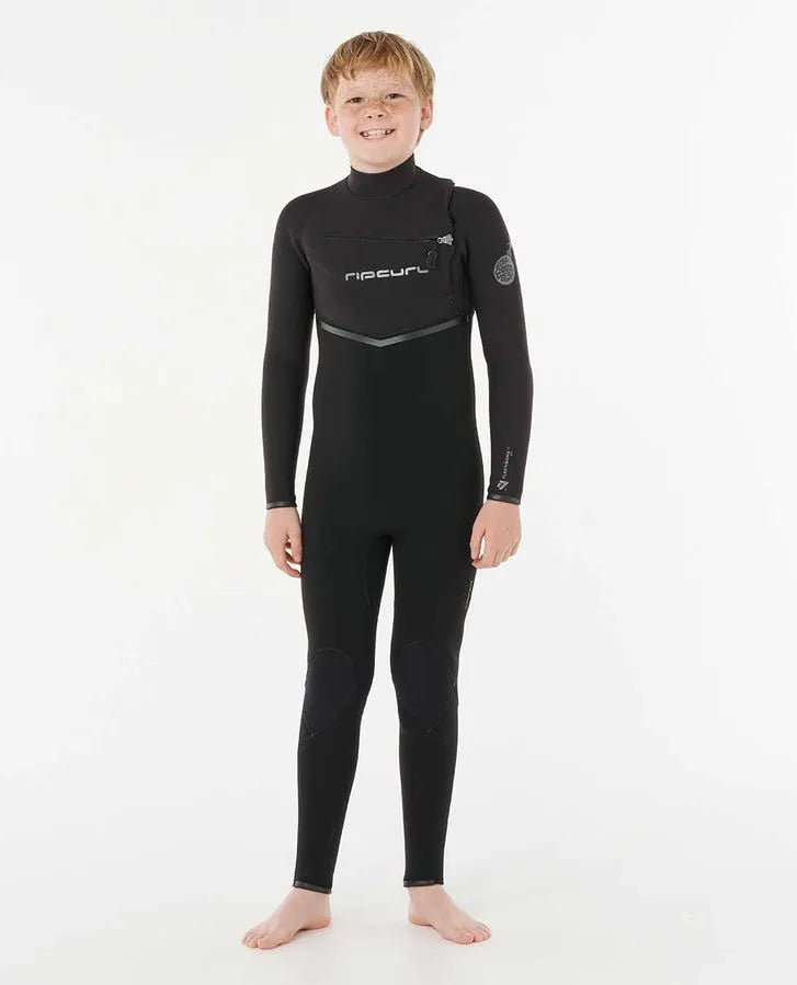 Rip Curl Kids Wetsuits Flashbomb Pro 3/2 GB Chest Zip Fullsuit