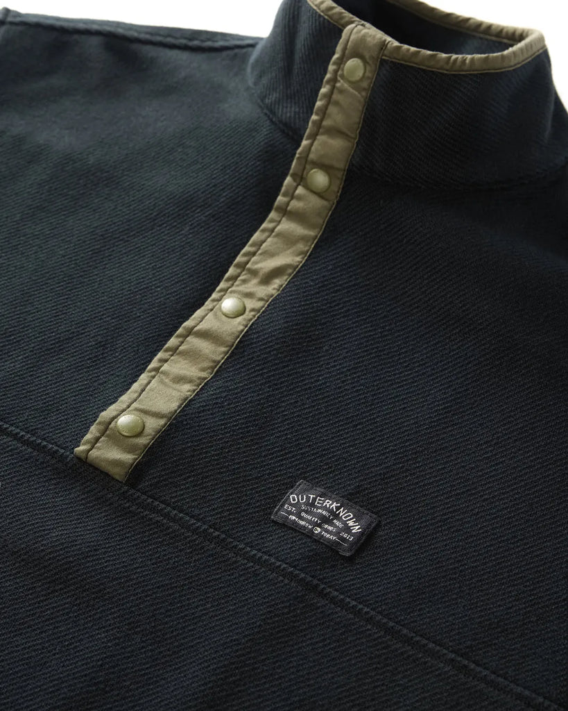 Outerknown Mens Jacket Blanket Snap Popover