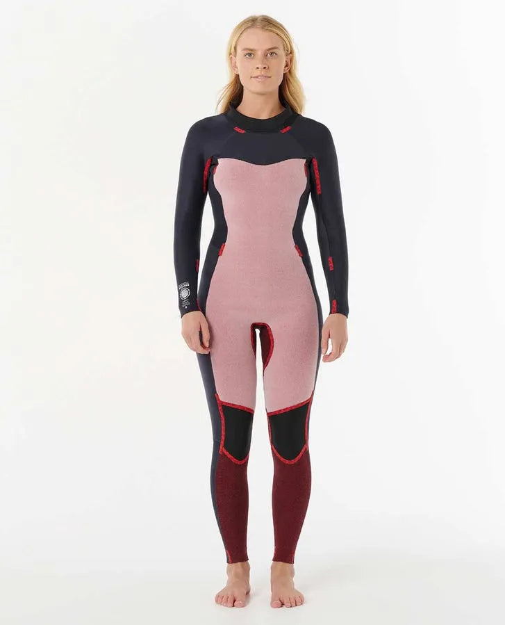 Rip Curl Womens Wetsuits Dawn Patrol 4/3 Back Zip Fullsuit