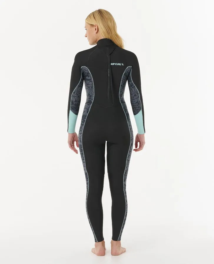 Rip Curl Womens Wetsuits Dawn Patrol 3/2 Back Zip Fullsuit