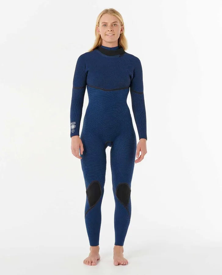 Rip Curl Womens Wetsuits E-Bomb 4/3 GB Back Zip Fullsuit