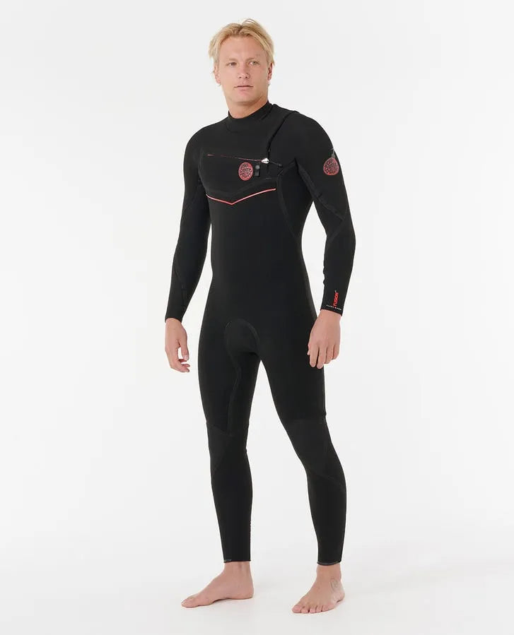 Rip Curl Mens Wetsuits Flashbomb Fusion 4/3mm Chest Zip Fullsuit