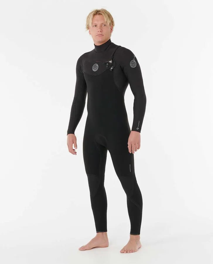 Rip Curl Mens Wetsuit Flashbomb 4/3 Chest Zip Fullsuit