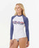 Rip Curl Womens Rashguard Waikiki Waves UPF50 Long Sleeve
