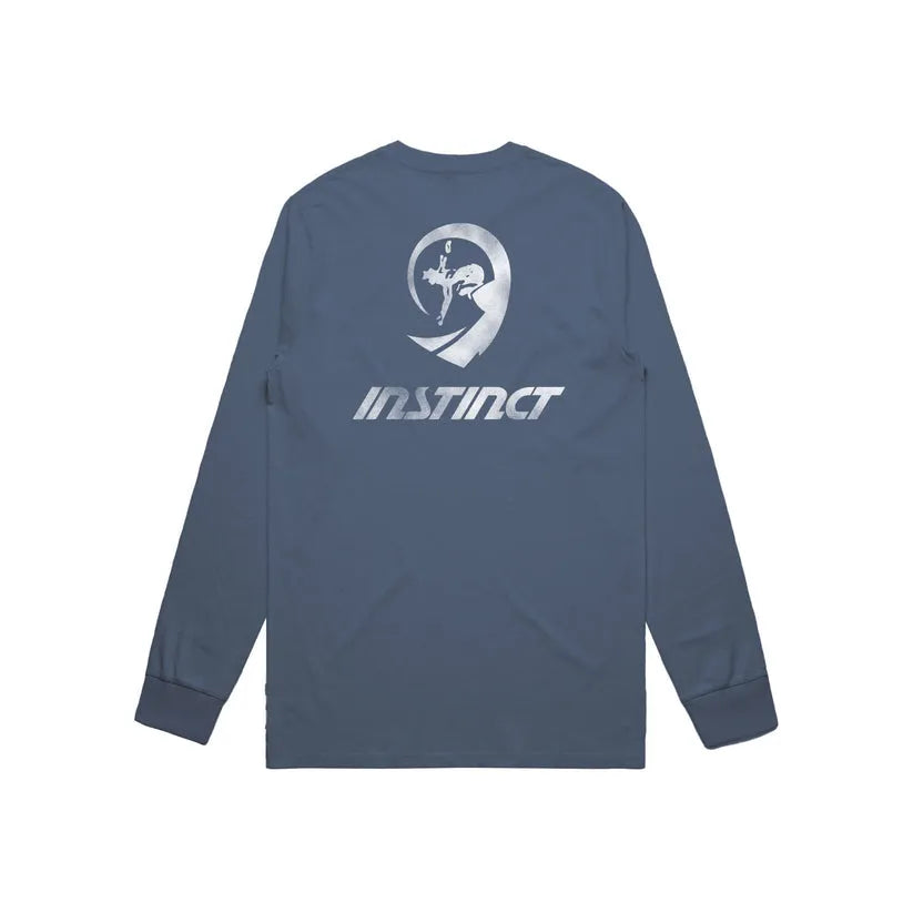 Instinct Mens Shirt Overspray Tube Rider Pocket Long Sleeve Tee