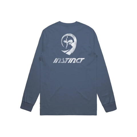 Instinct Mens Shirt Overspray Tube Rider Pocket Long Sleeve Tee