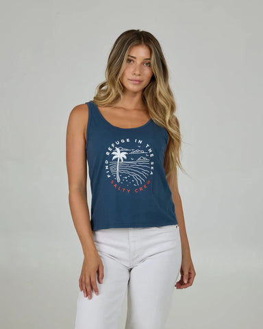 Salty Crew Womens Tank Top Fireworks Classic