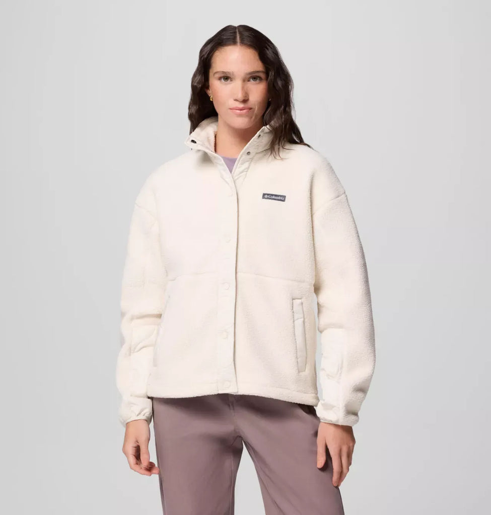 Columbia Womens Snow Layers Cloud Point Snap Fleece Jacket