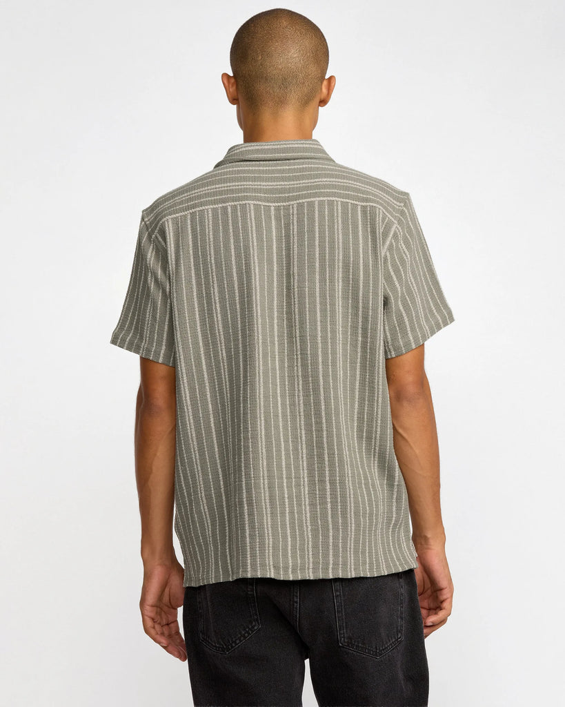 RVCA Mens Woven Vacancy Stripe