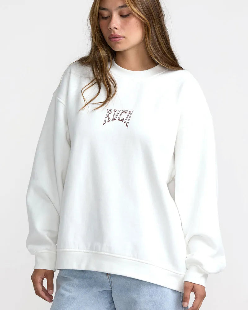 RVCA Womens Sweatshirt Baggie BF Crew