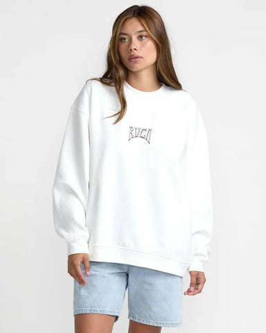 RVCA Womens Sweatshirt Baggie BF Crew