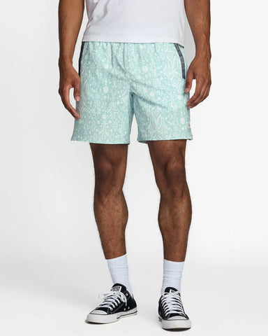 RVCA Mens Shorts Rich Jacobs Yogger Stretch 17"