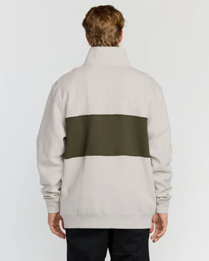 Billabong Mens Sweatshirt Bad Dog 3/4 Zip Mockneck